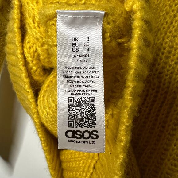 ASOS Open Back Sweater Size 4 / Small - Picture 7 of 9